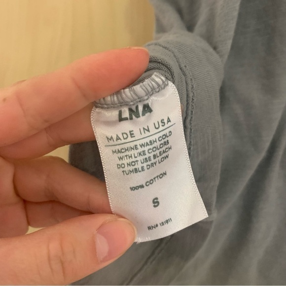 LNA Martin Gray Tee Shirt Size Small - Picture 8 of 8